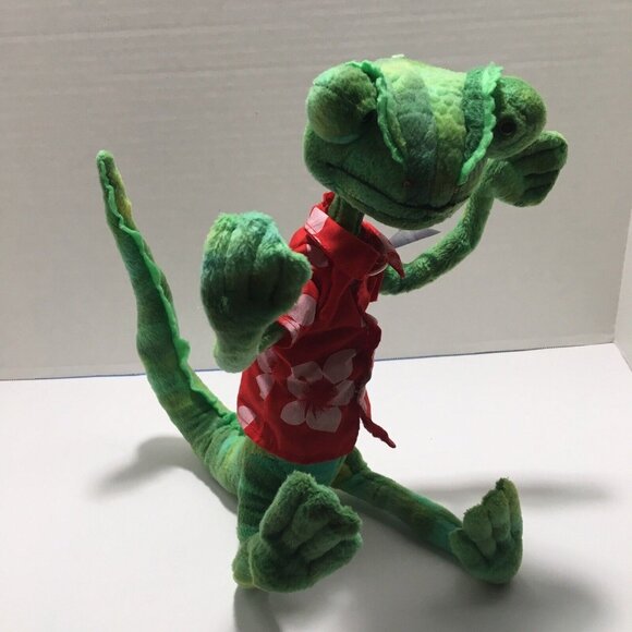 Rango Johnny Depp Green Lizard 12" Plush Toy Figure Suction Cup Hook NWOT RARE - Picture 10 of 12